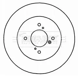 Handler.Part Brake disc BORG & BECK BBD5209 1