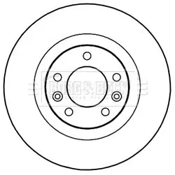 Handler.Part Brake disc BORG & BECK BBD5235 1