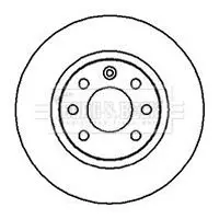 Handler.Part Brake disc BORG & BECK BBD5039 1