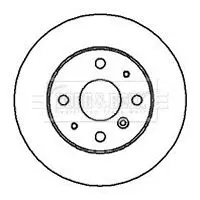 Handler.Part Brake disc BORG & BECK BBD5042 1