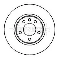 Handler.Part Brake disc BORG & BECK BBD5056 2