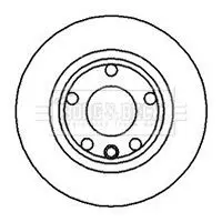 Handler.Part Brake disc BORG & BECK BBD5061 2