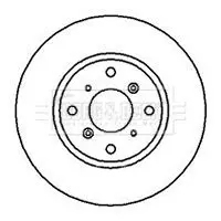 Handler.Part Brake disc BORG & BECK BBD5090 1