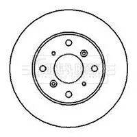 Handler.Part Brake disc BORG & BECK BBD5091 1