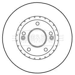 Handler.Part Brake disc BORG & BECK BBD5278 2