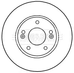 Handler.Part Brake disc BORG & BECK BBD5313 1