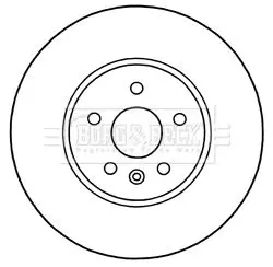 Handler.Part Brake disc BORG & BECK BBD5314 2