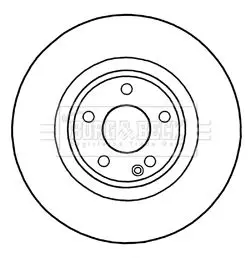 Handler.Part Brake disc BORG & BECK BBD5324 1