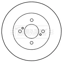 Handler.Part Brake disc BORG & BECK BBD5334 2