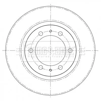 Handler.Part Brake disc BORG & BECK BBD5375 3