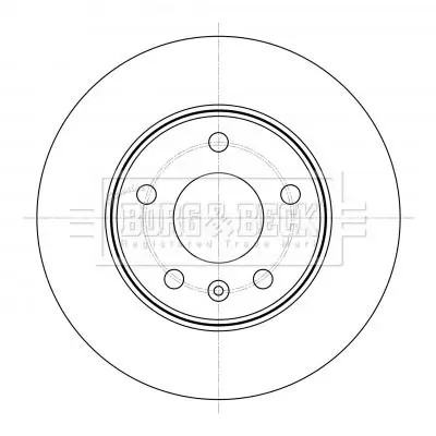 Handler.Part Brake disc BORG & BECK BBD5399 1