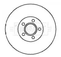 Handler.Part Brake disc BORG & BECK BBD5880S 1