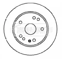 Handler.Part Brake disc BORG & BECK BBD5881S 1