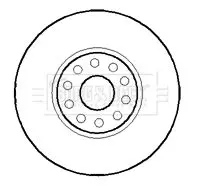 Handler.Part Brake disc BORG & BECK BBD5883S 1