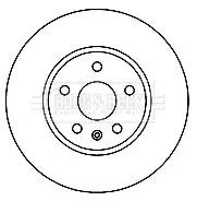 Handler.Part Brake disc BORG & BECK BBD5894S 3