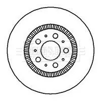 Handler.Part Brake disc BORG & BECK BBD5899S 2