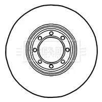 Handler.Part Brake disc BORG & BECK BBD5902S 2