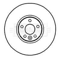 Handler.Part Brake disc BORG & BECK BBD5903S 2