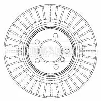 Handler.Part Brake disc BORG & BECK BBD5919S 2