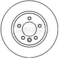 Handler.Part Brake disc BORG & BECK BBD5931S 2