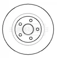 Handler.Part Brake disc BORG & BECK BBD5711S 1