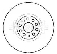 Handler.Part Brake disc BORG & BECK BBD5755S 2