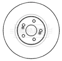 Handler.Part Brake disc BORG & BECK BBD5764S 1