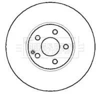 Handler.Part Brake disc BORG & BECK BBD5765S 2