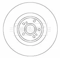 Handler.Part Brake disc BORG & BECK BBD5773S 1