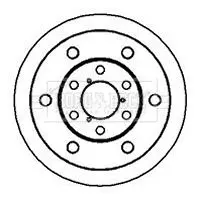 Handler.Part Brake disc BORG & BECK BBD5795S 1