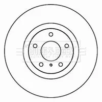 Handler.Part Brake disc BORG & BECK BBD5799S 1