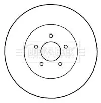 Handler.Part Brake disc BORG & BECK BBD5827S 1