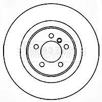 Handler.Part Brake disc BORG & BECK BBD5830S 2