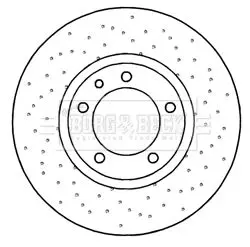 Handler.Part Brake disc BORG & BECK BBD6044S 1