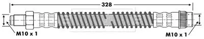 Handler.Part Brake hose BORG & BECK BBH6768 1