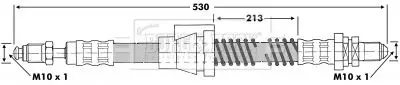 Handler.Part Brake hose BORG & BECK BBH6660 1