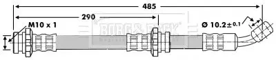 Handler.Part Brake hose BORG & BECK BBH6674 1