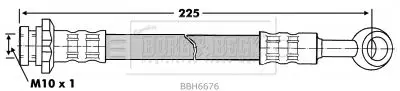 Handler.Part Brake hose BORG & BECK BBH6676 1