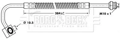 Handler.Part Brake hose BORG & BECK BBH6733 1