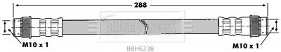 Handler.Part Brake hose BORG & BECK BBH6238 1