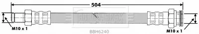 Handler.Part Brake hose BORG & BECK BBH6240 2