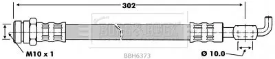 Handler.Part Brake hose BORG & BECK BBH6373 1