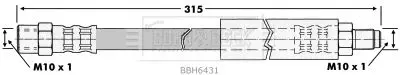 Handler.Part Brake hose BORG & BECK BBH6431 1