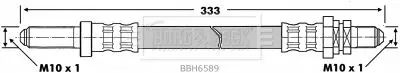 Handler.Part Brake hose BORG & BECK BBH6589 1