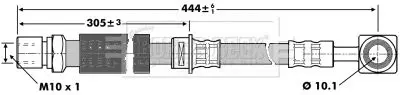 Handler.Part Brake hose BORG & BECK BBH6845 1