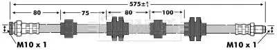 Handler.Part Brake hose BORG & BECK BBH6887 1