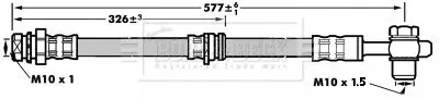 Handler.Part Brake hose BORG & BECK BBH6898 1