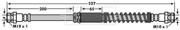 Handler.Part Brake hose BORG & BECK BBH6899 2