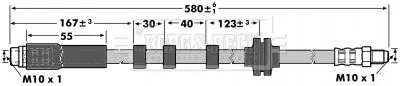 Handler.Part Brake hose BORG & BECK BBH6929 1