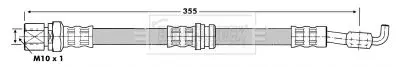 Handler.Part Brake hose BORG & BECK BBH6947 1